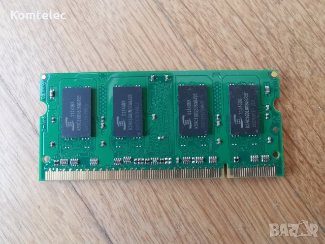 1GB 2RX8 PC2-5300S DDR2 667Mhz 200PIN CL5 1.8V SODIMM Laptop, снимка 2 - RAM памет - 32833909