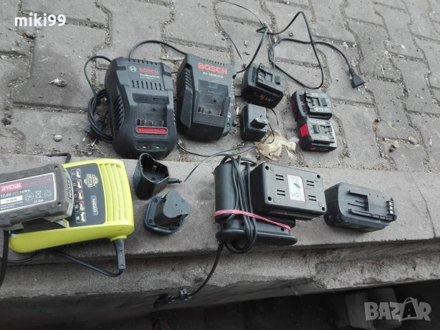 батерия  и зарядно  bosch - festool и др., снимка 1 - Бормашини - 27596516