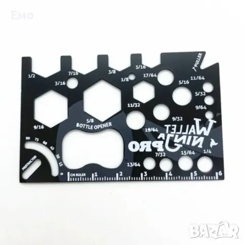 Wallet ninja 18 в 1 мултифункционален инструмент за портфейл , снимка 10 - Други инструменти - 48743755