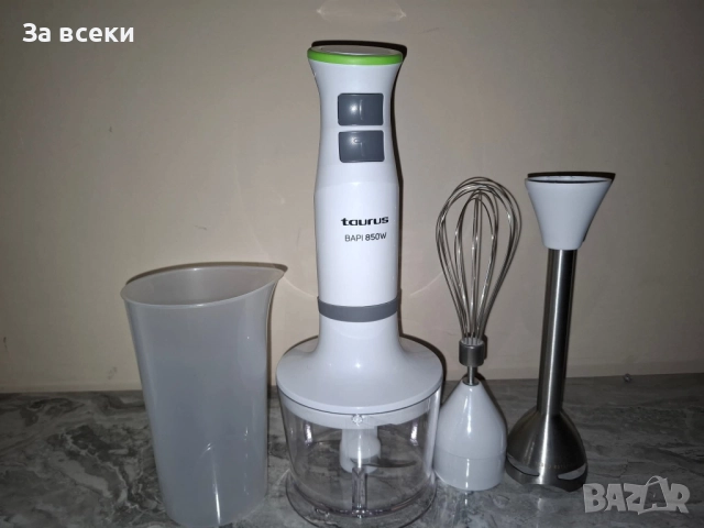 Комплект пасатор 3в1 с чопър BAPI 850W PLUS INOX, снимка 2 - Чопъри и пасатори - 51872120