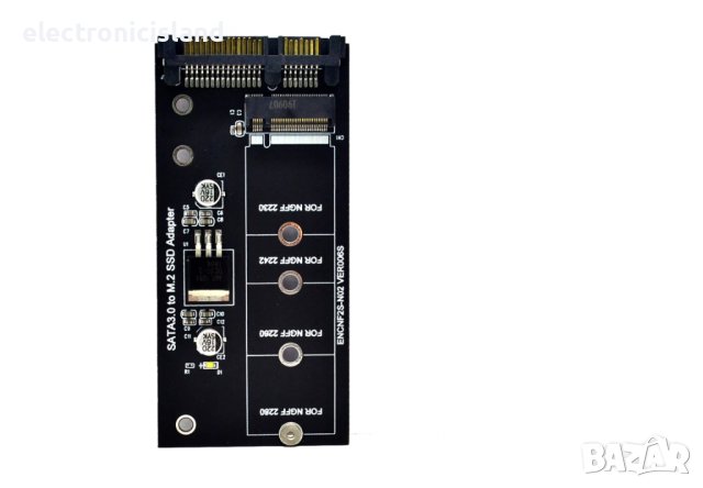 M.2 NGFF to SATA преходник конвертор платка ZOMY SSD адаптер картa, снимка 2 - Кабели и адаптери - 22165313
