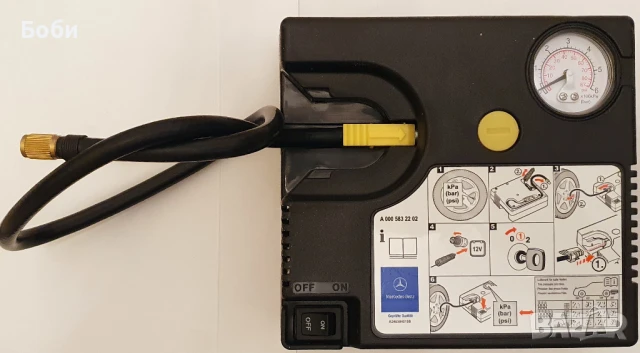 Оригинален компресор за гуми Мерцедес А0005832202, снимка 4 - Аксесоари и консумативи - 50788058