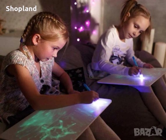 Светеща дъска за рисуване, снимка 6 - Рисуване и оцветяване - 43424197