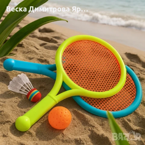 Тенис комплект с 2 ракетки, топче и перце - За забавления на открито, снимка 5 - Тенис - 51021150