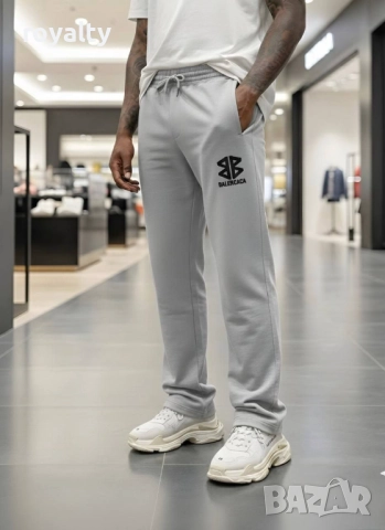 Balenciaga Мъжки Памучни Долнища Различни Цветове , снимка 3 - Спортни дрехи, екипи - 52988068