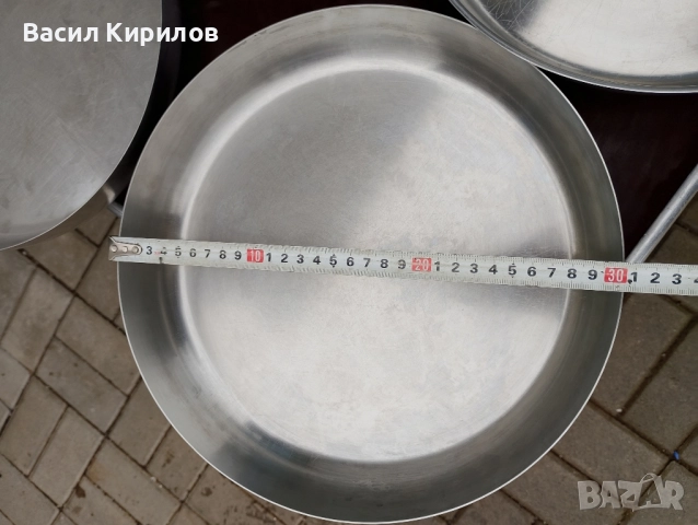 Тава Хром Силистра от соца и Алуминиеви от соца , снимка 2 - Съдове за готвене - 52367058