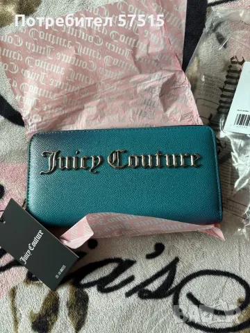 Juicy Couture портфейли нови с етикети, снимка 2 - Портфейли, портмонета - 49656944