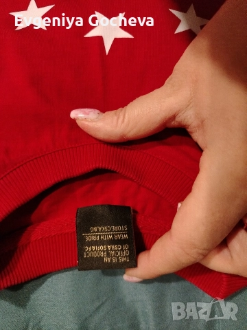 фен ЦСКА 140 см блуза 8-9 год , снимка 4 - Детски Блузи и туники - 52669951