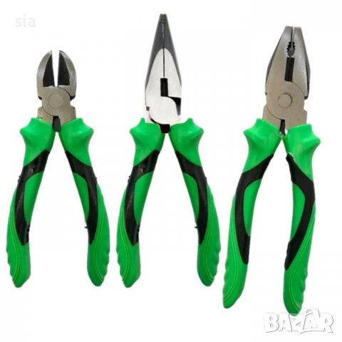 Клещи, 3бр.,комплект, Хром-ванадиева стомана, снимка 2 - Аксесоари и консумативи - 38278130