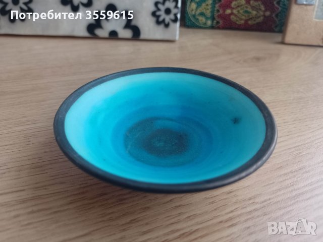 керамична чинийка от изложение във Фаро, снимка 3 - Декорация за дома - 40188894