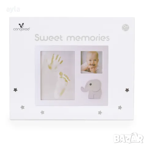 Отпечатък за ръка/краче с рамка Sweet Memories