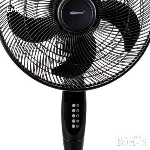 Вентилатор на стойка 16''Diplomat 2в1, 55W, Wi-Fi, таймер, височина 72 / 124.5 cm, снимка 3 - Вентилатори - 48617316