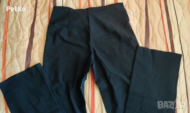 Дамски черен панталон, снимка 3 - Панталони - 28943651