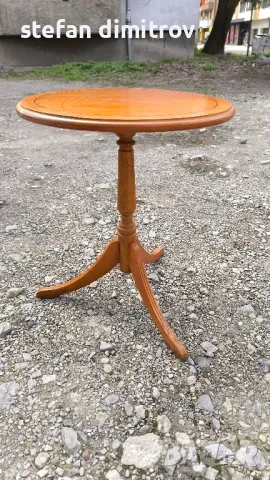 Малка дървена масичка , снимка 2 - Маси - 49514928