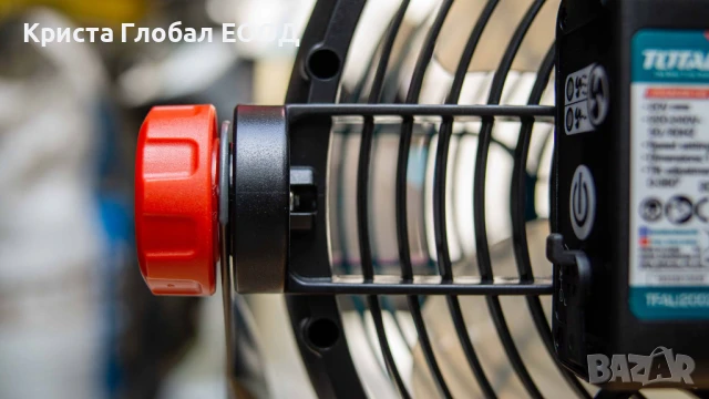 Индустриален вентилатор със стойка TOTAL Industrial, 20 V / 220 V, снимка 9 - Други инструменти - 51196672