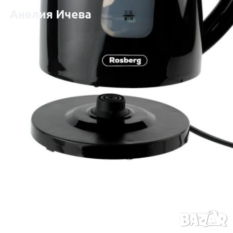 Електрическа кана Rosberg, 2200W, 1.7л., 2 ГОДИНИ ГАРАНЦИЯ, снимка 3 - Кани - 50552729