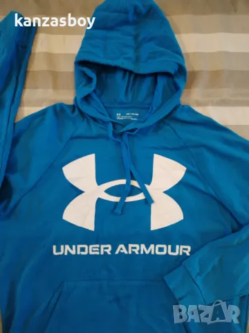 Under Armour Rival Fleece Big Logo Hoodie - страхотно мъжко горнище 2ХЛ, снимка 2 - Спортни дрехи, екипи - 47916859