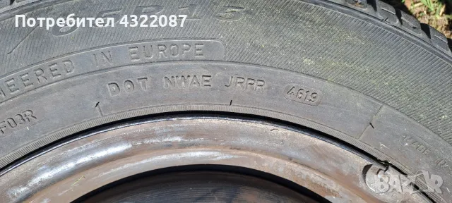 Джанти с гуми  от Опел Зафира Opel Zafira 1.8I 125к.с , снимка 5 - Гуми и джанти - 50316813