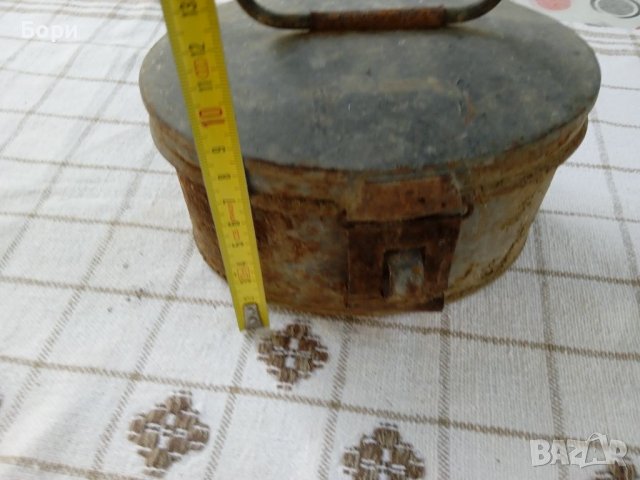 Стара немска метална кутия, снимка 9 - Други ценни предмети - 37480052