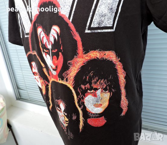 Kiss 2016 official merch- мъжка тениска размер L, снимка 5 - Тениски - 44117161