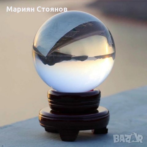 Кристална топка за фотография стъклена сфера за снимки декорация, снимка 7 - Фотоапарати - 27143136
