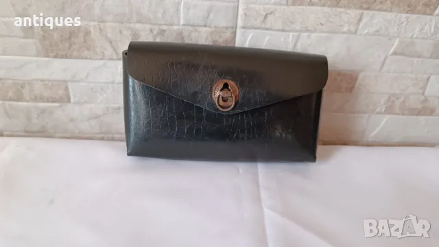 Кожена чанта за инструменти от колело / велосипед - черна