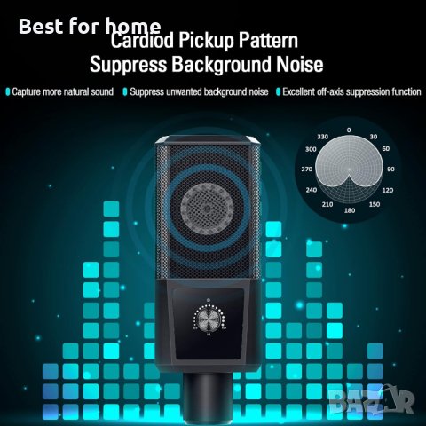 Професионален  кондензаторен USB микрофон  JEEMAK PC23 , снимка 5 - Микрофони - 43510818