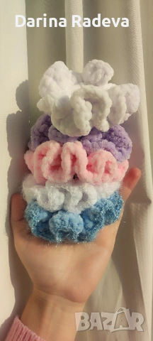 Пухени Скрънчита , снимка 2 - Шноли, диадеми, ленти - 52309234