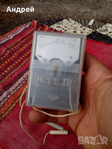 Стар Ом метър #2, снимка 2 - Антикварни и старинни предмети - 27281770