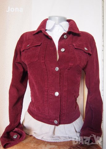 НМ есенно яке в цвят бордо, снимка 4 - Якета - 26806826