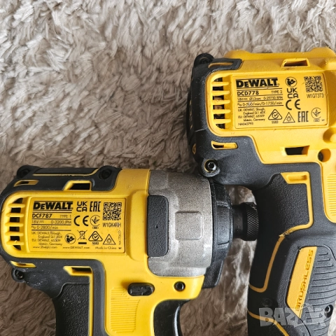 Dewalt Dcd778 & DCF787 безчетков импакт и ударен винтоверт, снимка 4 - Винтоверти - 52868916