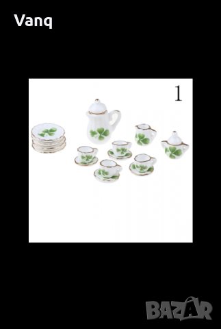 Порцеланов сервиз за барби, снимка 14 - Кукли - 32173546