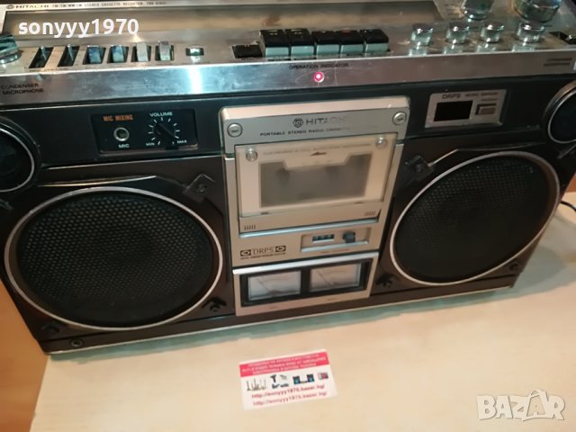 HITACHI TRK-8180E MADE IN JAPAN 0406221540, снимка 10 - Радиокасетофони, транзистори - 36979116