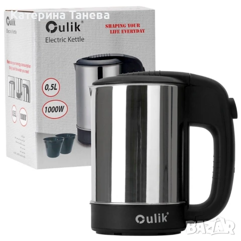 Електрическа термокана от неръждаема стомана с капацитет 500 мл 1000W, снимка 13 - Кани - 49149548