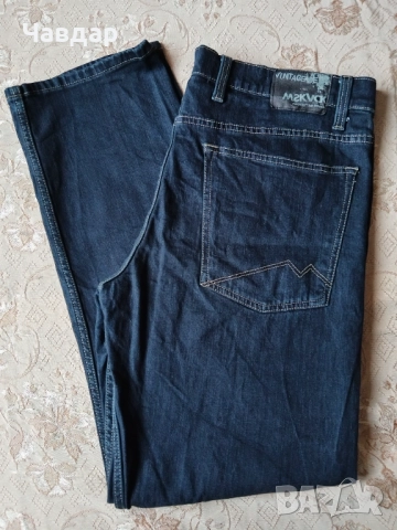 Класически мъжки дънки Atlas for Man и Vintage - размер XL/XXL, снимка 10 - Дънки - 49612066