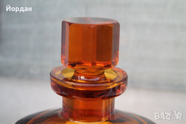 Кристален съд за алкохол Бохемия, снимка 5 - Антикварни и старинни предмети - 38516182