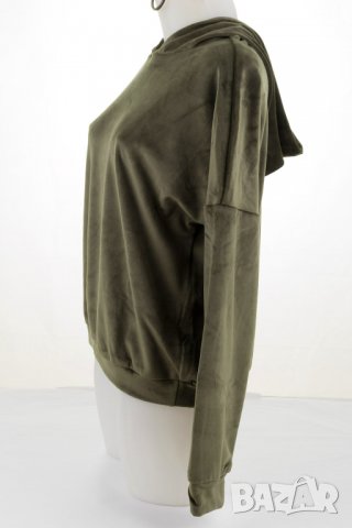 Дамски спортен кадифен комплект цвят каки марка Creens - M/L, снимка 4 - Комплекти - 37777638