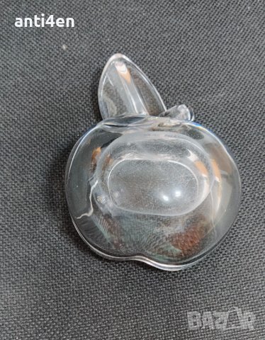 Стъклен пепелник ябълка "Apple", снимка 4 - Други - 37670563