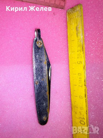СТАРО РЯДКО КОЛЕКЦИОНЕРСКО ДЖОБНО НОЖЧЕ СТИЛНО ОРНАМЕНТИРАНИ СРЕБРИСТИ ЧИРЕНИ 41996, снимка 7 - Колекции - 44017922