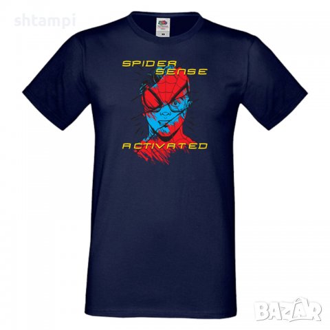 Мъжка тениска Spider Sense Activated Игра,Изненада,Подарък,Празник,Повод, снимка 12 - Тениски - 37246930