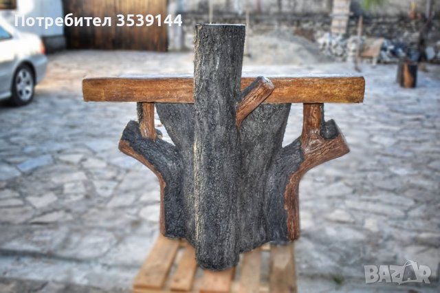 Градински чешми от щампован бетон имитиращи дърво, снимка 5 - Други - 38582416