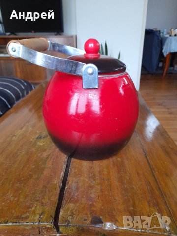 Емайлиран чайник Елеком , снимка 4 - Други ценни предмети - 43156131