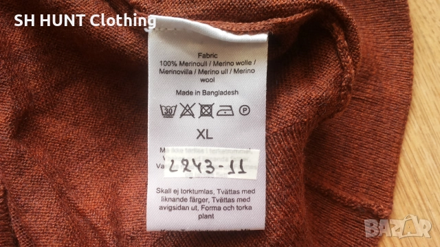 Dressmann 100% Merino Wool размер L / XL блуза 100% Мерино вълна - 1512, снимка 7 - Блузи - 52518749