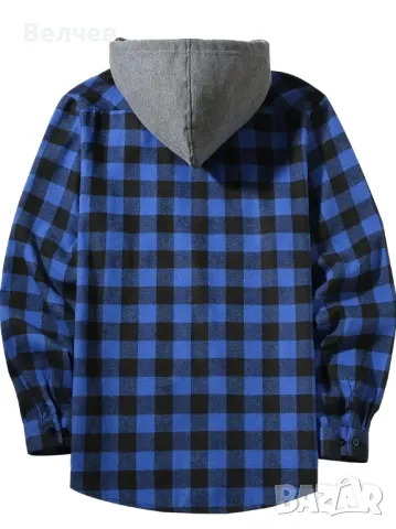 Мъжка риза / суитшърт с качулка, снимка 3 - Суичъри - 48729002