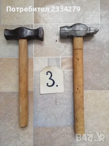 Стари занаятчийски и битови чукове, 100% автентичност., снимка 11 - Декорация за дома - 32020651