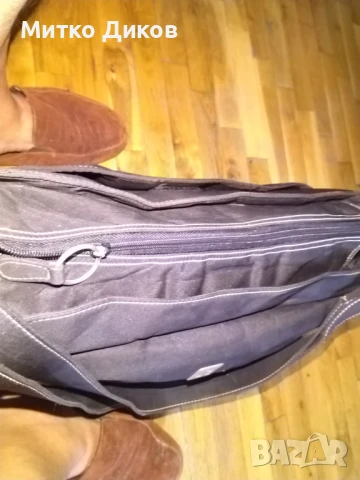 Чанта маркова на Русо промазан плат като нова за лаптоп или друга 38х28х15см, снимка 15 - Чанти - 51107131