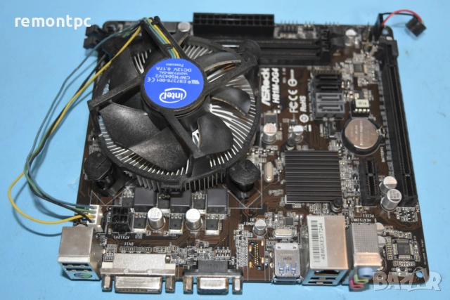 Дънна платка ASRock H81M-DG4 Socket 1150 + CPU + COOLER, снимка 5 - Дънни платки - 51759340
