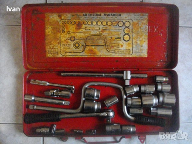 Fabrikue an JAPAN-Японска Масивна Гедория/Гедоре-С Маткап/Тресчотка/Вложки-25 части-Старо Качество, снимка 3 - Други инструменти - 39254138