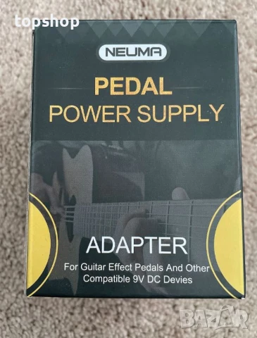 Чисто нови адаптери за китарни ефекти NEUMA Guitar Effects Pedal Power Supply Adapter 9V DC 1A (1000, снимка 2 - Китари - 50494740
