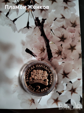 Медна монета 2 лв 2012 г. Димчо Дебелянов ., снимка 2 - Нумизматика и бонистика - 53051093
